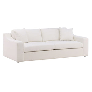 Karina Living Emma Sofa - Elegant Cream Upholstered Tweed Sofa with Comfort & Modern Design for Stylish Interiors Field Cream DOV39015-CREM