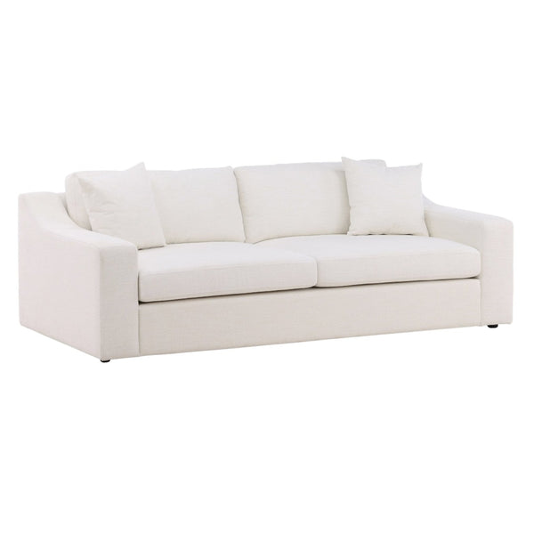 Karina Living Emma Sofa - Elegant Cream Upholstered Tweed Sofa with Comfort & Modern Design for Stylish Interiors Field Cream DOV39015-CREM