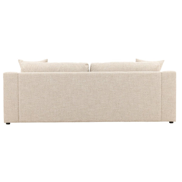 Karina Living Emma Sofa - Elegant Cream Upholstered Tweed Sofa with Comfort & Modern Design for Stylish Interiors Field Fawn DOV39015-FAWN