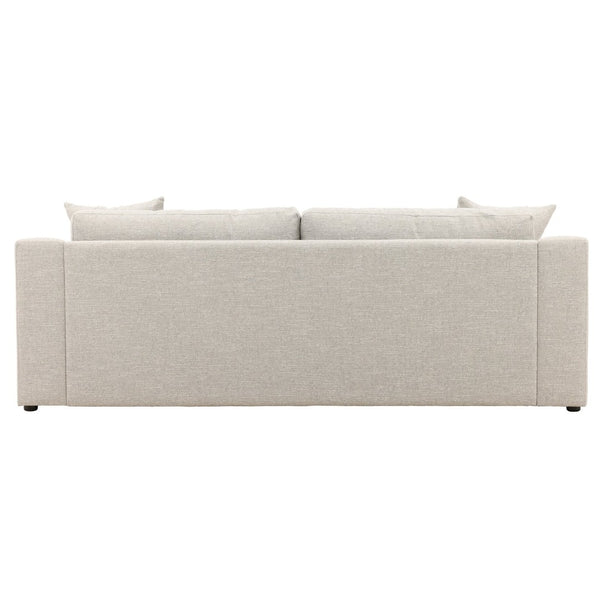 Karina Living Emma Sofa - Elegant Cream Upholstered Tweed Sofa with Comfort & Modern Design for Stylish Interiors Field Cloud DOV39015-GREY