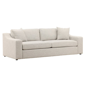 Karina Living Emma Sofa - Elegant Cream Upholstered Tweed Sofa with Comfort & Modern Design for Stylish Interiors Field Cloud DOV39015-GREY