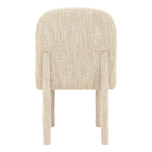 Karina Living Briella Dining Chair in Soft Napa Beige Boucle - Modern Comfort & Versatile Style for Any Space DOV39017-BEIG