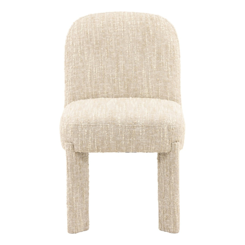 Karina Living Briella Dining Chair in Soft Napa Beige Boucle - Modern Comfort & Versatile Style for Any Space DOV39017-BEIG