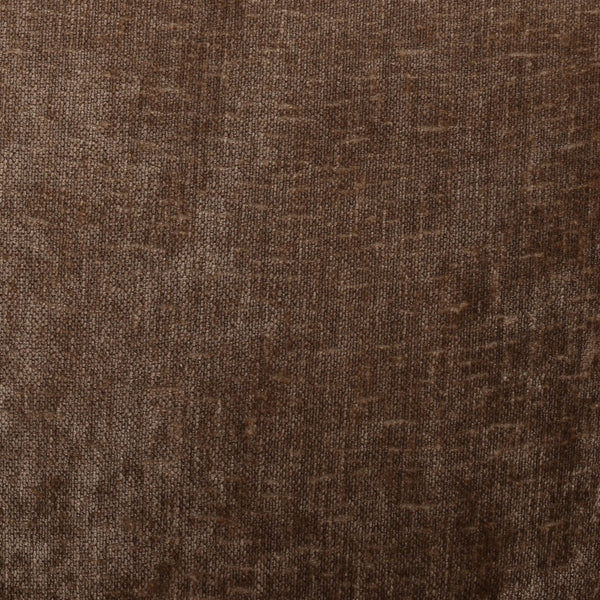 Karina Living Cary Occasional Chair in Chocolate Brown - Plush Distressed Chenille Velvet for Cozy Living Spaces DOV39018-BRWN