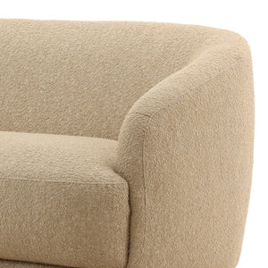 Karina Living Yulissa Sofa in Camel - Modern Chunky Boucle Upholstery for Comfort & Style in Any Living Room DOV39030-CAML