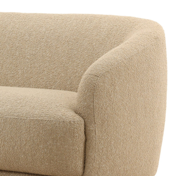 Karina Living Yulissa Sofa in Camel - Modern Chunky Boucle Upholstery for Comfort & Style in Any Living Room DOV39030-CAML