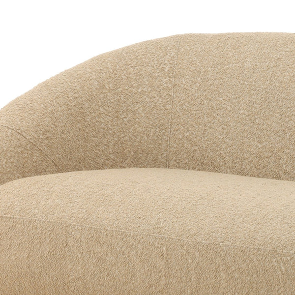 Karina Living Yulissa Sofa in Camel - Modern Chunky Boucle Upholstery for Comfort & Style in Any Living Room DOV39030-CAML