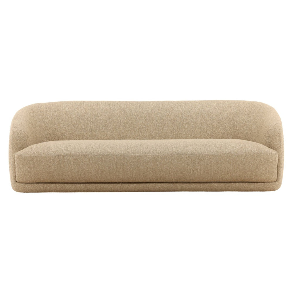 Karina Living Yulissa Sofa in Camel - Modern Chunky Boucle Upholstery for Comfort & Style in Any Living Room DOV39030-CAML