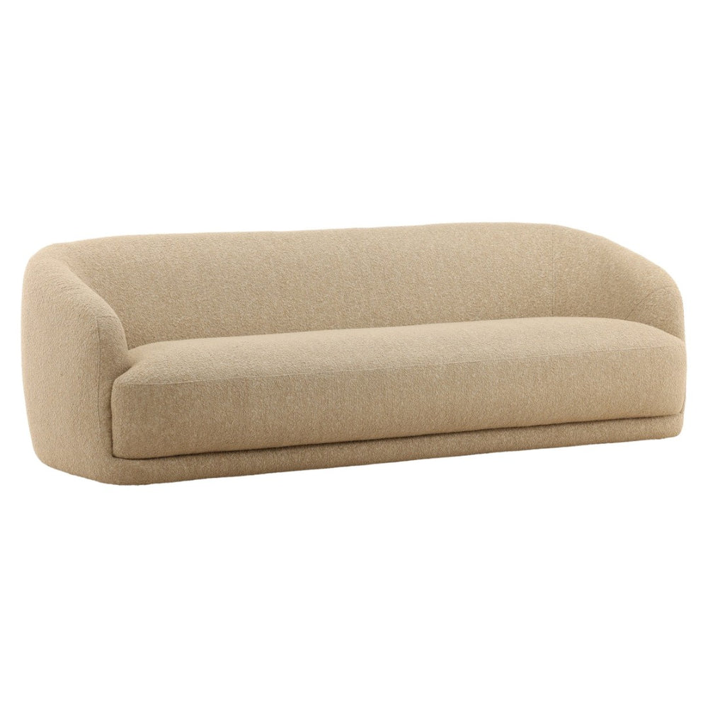 Karina Living Yulissa Sofa in Camel - Modern Chunky Boucle Upholstery for Comfort & Style in Any Living Room DOV39030-CAML