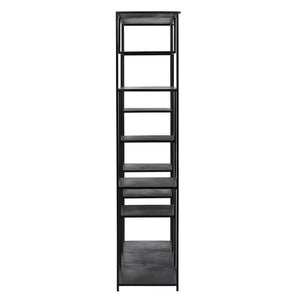 Dovetail Daren Bookcase Black Black Metal DOV40013-BLCK