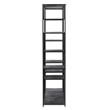 Dovetail Daren Bookcase Black Black Metal DOV40013-BLCK