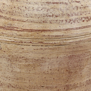 Karina Living Keegan Vase in Antique White - Timeless Ceramic Accent for Chic Home Decor & Floral Arrangements DOV40061-AQWH
