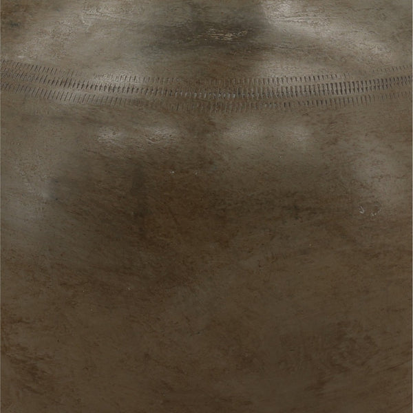 Karina Living Umber Vase in Antique Grey - Timeless Ceramic Accent for Modern & Traditional Home Decor Elegance DOV40063-AQGR