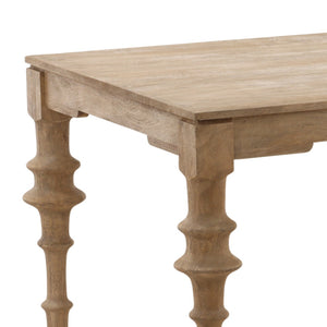 Karina Living Savin Dining Table Natural - Handcrafted Mango Wood Centerpiece for Stylish Dining & Entertaining Spaces DOV40086-NATL