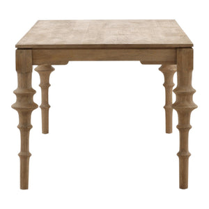 Karina Living Savin Dining Table Natural - Handcrafted Mango Wood Centerpiece for Stylish Dining & Entertaining Spaces DOV40086-NATL