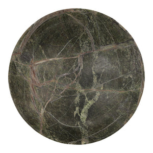 Karina Living Jutta Bowl Green - Sculptural Marble Centerpiece for Table Decor, Fruit Serving & Stylish Arrangements DOV40090-GREN