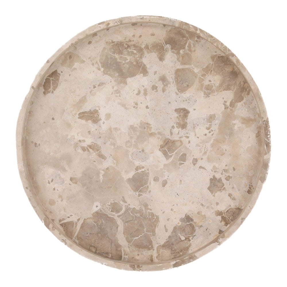 Karina Living Marcel Bowl Beige - Minimalist Solid Marble Centerpiece for Modern Décor, Versatile & Elegant Design DOV40091-BEIG