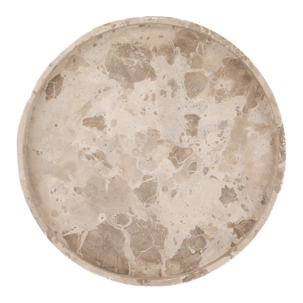 Karina Living Marcel Bowl Beige - Minimalist Solid Marble Centerpiece for Modern Décor, Versatile & Elegant Design DOV40091-BEIG