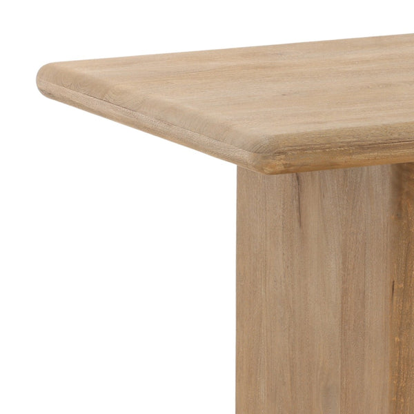 Karina Living Amalie Dining Table in Natural Finish - Solid Mango Wood, Rustic Elegance for Modern Homes DOV40102-NATL