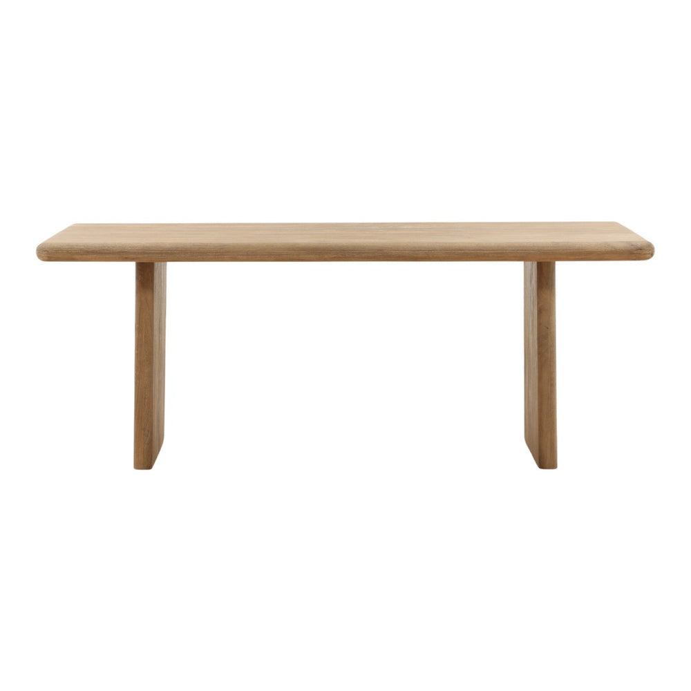 Karina Living Amalie Dining Table in Natural Finish - Solid Mango Wood, Rustic Elegance for Modern Homes DOV40102-NATL