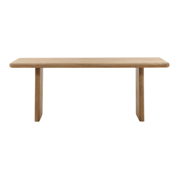 Karina Living Amalie Dining Table in Natural Finish - Solid Mango Wood, Rustic Elegance for Modern Homes DOV40102-NATL