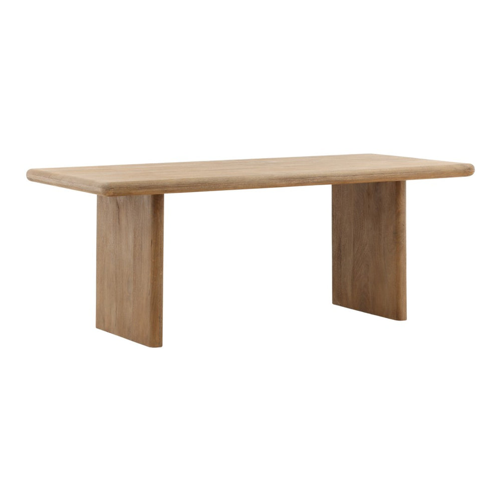 Karina Living Amalie Dining Table in Natural Finish - Solid Mango Wood, Rustic Elegance for Modern Homes DOV40102-NATL