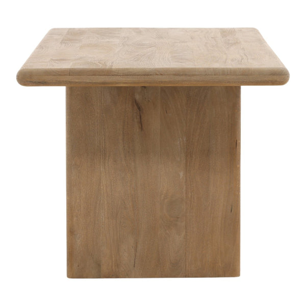 Karina Living Amalie Dining Table in Natural Finish - Solid Mango Wood, Rustic Elegance for Modern Homes DOV40102-NATL