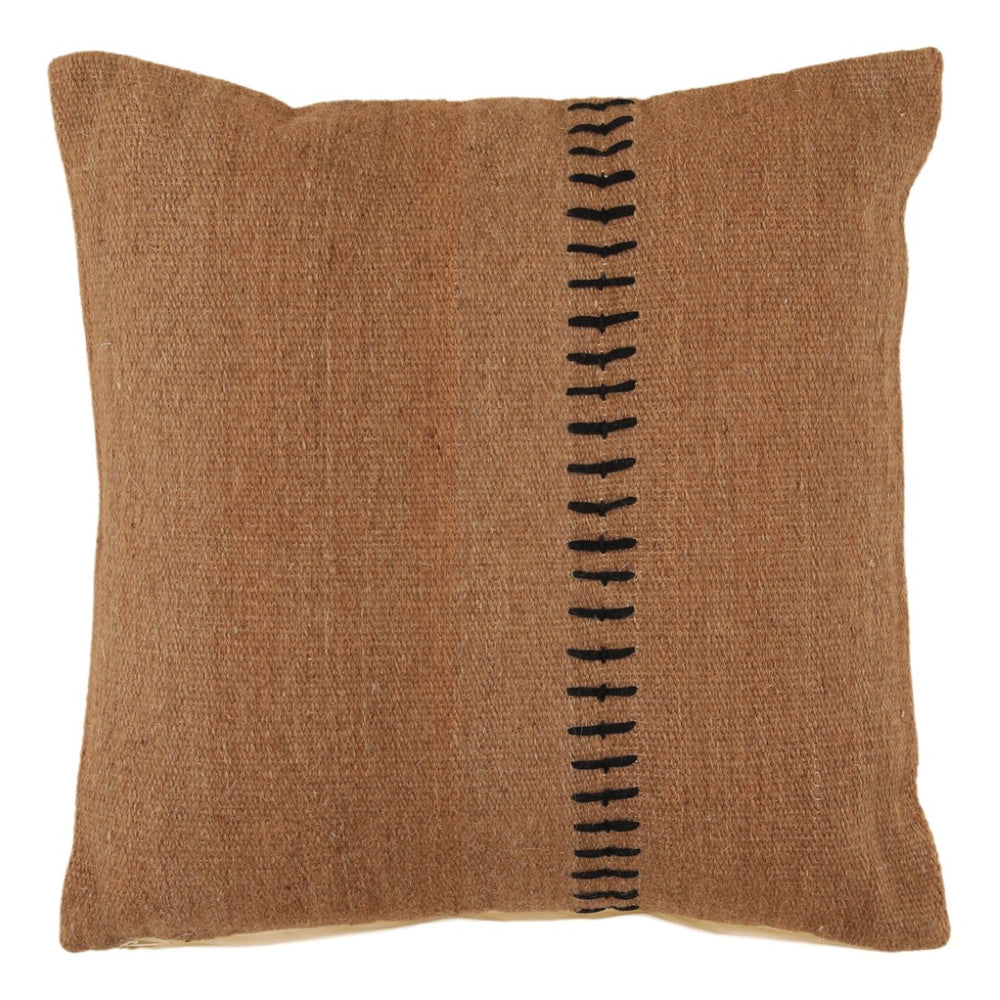 Karina Living Nimue Pillow - Versatile Taupe Accent Pillow with Black Accents, Hypoallergenic Comfort & Style DOV4162