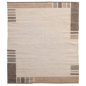 Karina Living Briallen Rug Brown 8×10 - Handwoven Jute Kilim for Timeless Style in Modern or Rustic Spaces DOV44001-BRWN-8X10