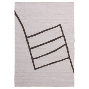 Karina Living Dakarai Rug Ivory 9x12 - Handwoven Wool Charm for Modern, Transitional & Traditional Spaces DOV44004-IVRY-9X12