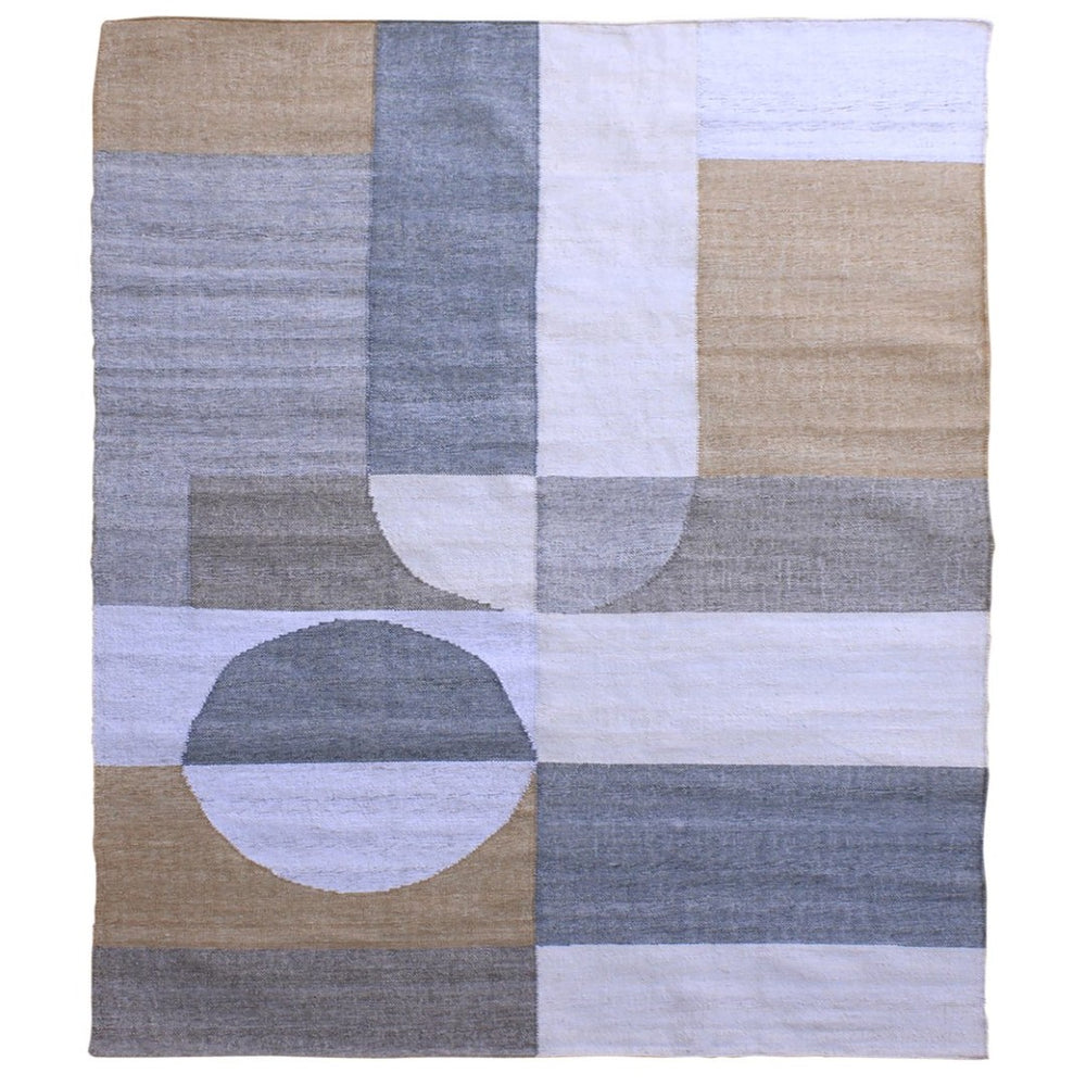 Karina Living Ibrahim Outdoor Rug in Grey - Handwoven, Durable & Versatile 8x10 for Patios, Decks, and More! DOV44023-GREY-8X10