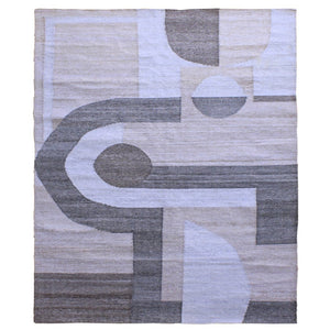 Karina Living Pavlos Outdoor Rug - Durable Handwoven Grey 8x10 for Patios, Decks & Easy Maintenance Style DOV44025-GREY-8X10