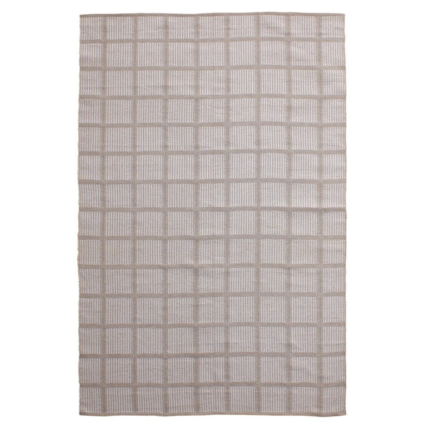 Karina Living Quenby Outdoor Rug Ivory 6x9 ft - Handwoven, Weather-Resistant, Durable Accent for Patios & Decks DOV44027-IVRY-6X9