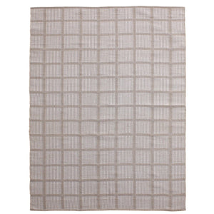 Karina Living Quenby Outdoor Rug - Handwoven Ivory 8x10 for Patios, Decks, and All-Season Durability and Style DOV44027-IVRY-8X10