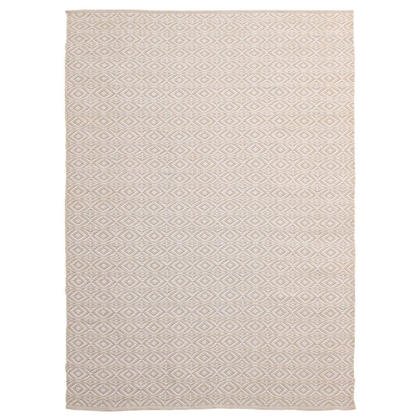 Karina Living Rosewood Outdoor Rug in Beige - Handwoven, Durable, Weather-Resistant, Ideal for Patios & Decks DOV44029-BEIG-6X9