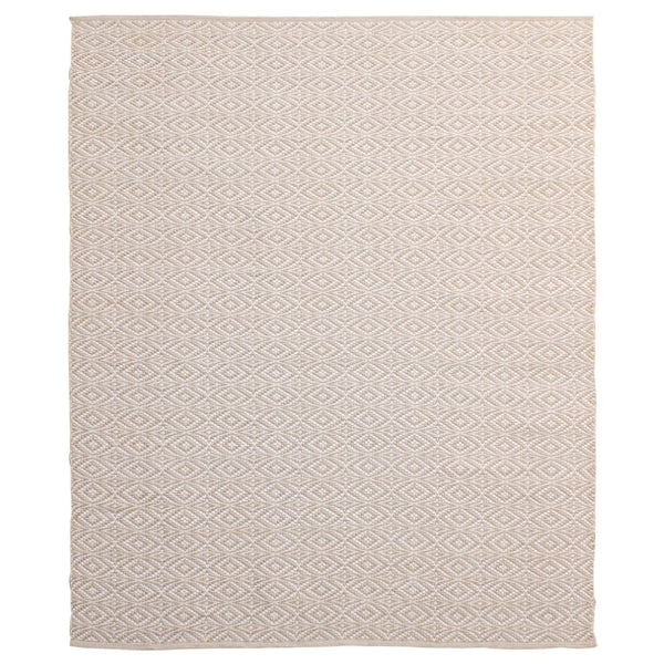 Karina Living Rosewood Handwoven Outdoor Rug in Soft Beige - Durable, Weather-Resistant 8x10 Patio Essential DOV44029-BEIG-8X10