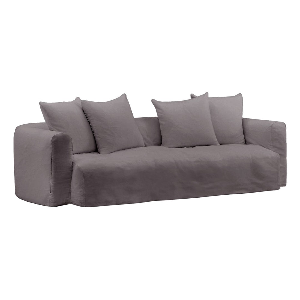 Karina Living Montrese Sofa Slipcover - Effortless Elegance with Durable Cotton-Linen Blend for Ultimate Protection Natural DOV45000-SL-NATL