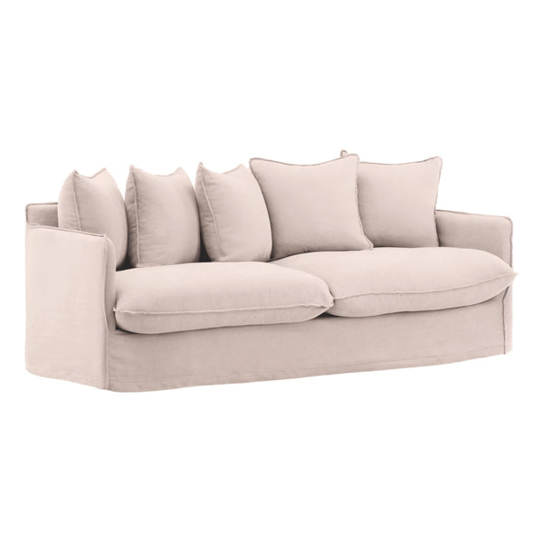 Karina Living Lexia Sofa Slipcover – Elegant Linen-Cotton Blend for Everyday Protection and Timeless Style Natural DOV45001-SL-NATL