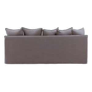 Karina Living Lexia Sofa Slipcover – Elegant Linen-Cotton Blend for Everyday Protection and Timeless Style Stone DOV45001-SL-STON