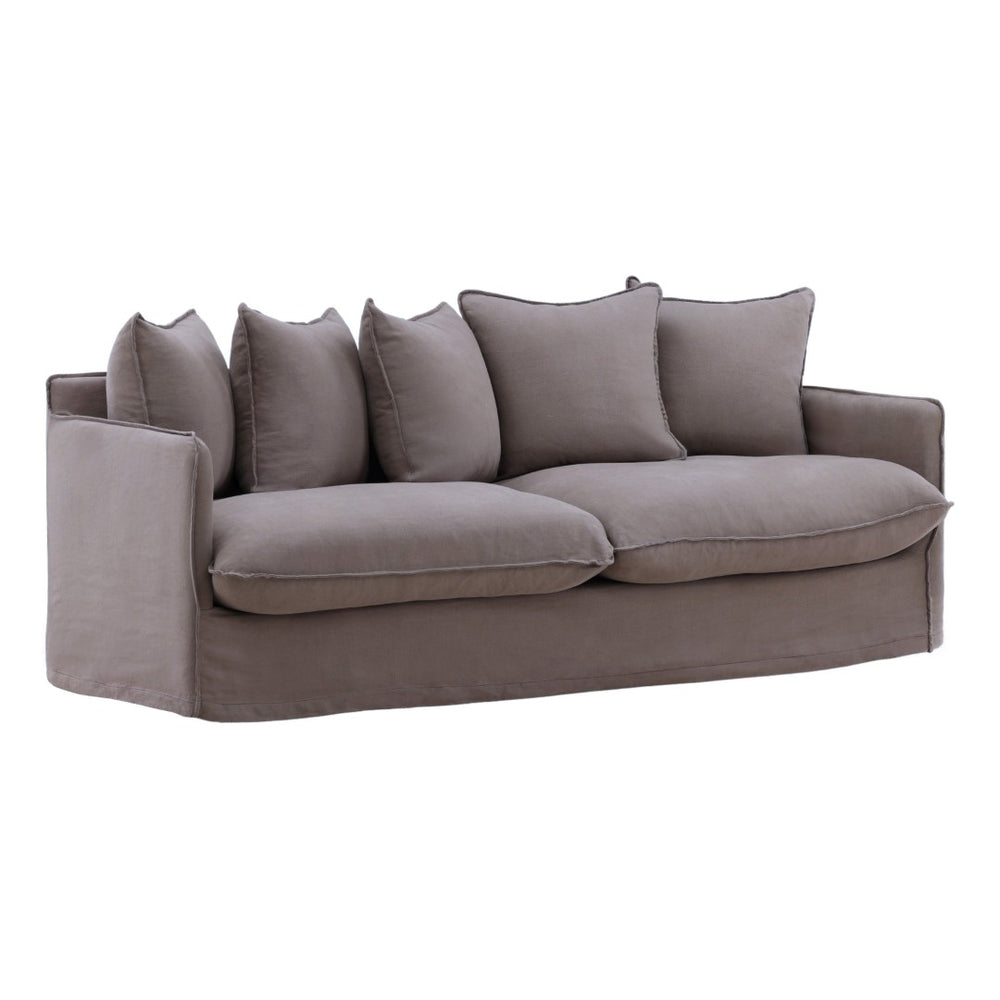 Karina Living Lexia Sofa Slipcover – Elegant Linen-Cotton Blend for Everyday Protection and Timeless Style Natural DOV45001-SL-NATL