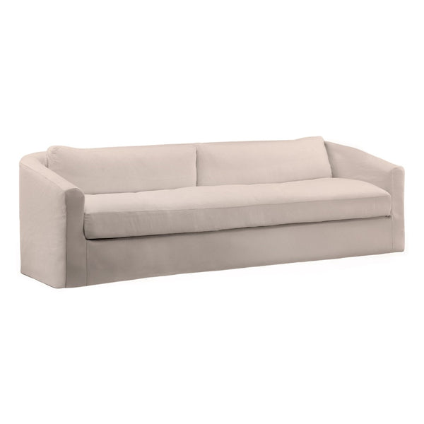 Karina Living Violeta Sofa Slipcover - Breathable Linen Cotton Blend for Easy Maintenance and Stylish Protection Natural DOV45006-SL-NATL