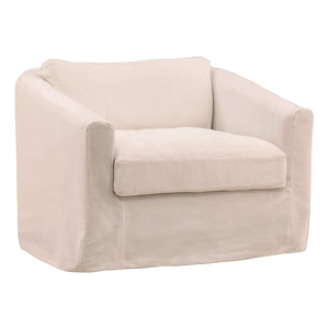 Karina Living Violeta Sofa Chair Slipcover - Durable Cotton-Linen Blend for Effortless Style & Ultimate Protection Natural DOV45007-SL-NATL