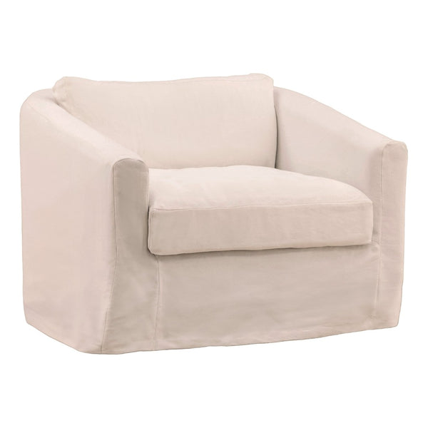Karina Living Violeta Sofa Chair Slipcover - Durable Cotton-Linen Blend for Effortless Style & Ultimate Protection Natural DOV45007-SL-NATL