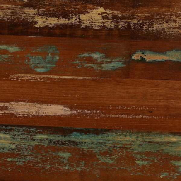Karina Living Quince Dining Table in Distressed Brown - Rustic Reclaimed Mango Wood for Unique Dining Experiences DOV46001-BRWN