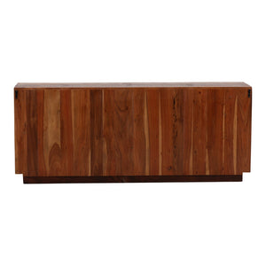 Karina Living Neem Rustic Sideboard in Reclaimed Mango Wood - Unique Distressed Brown Finish for Storage & Style DOV46002-BRWN
