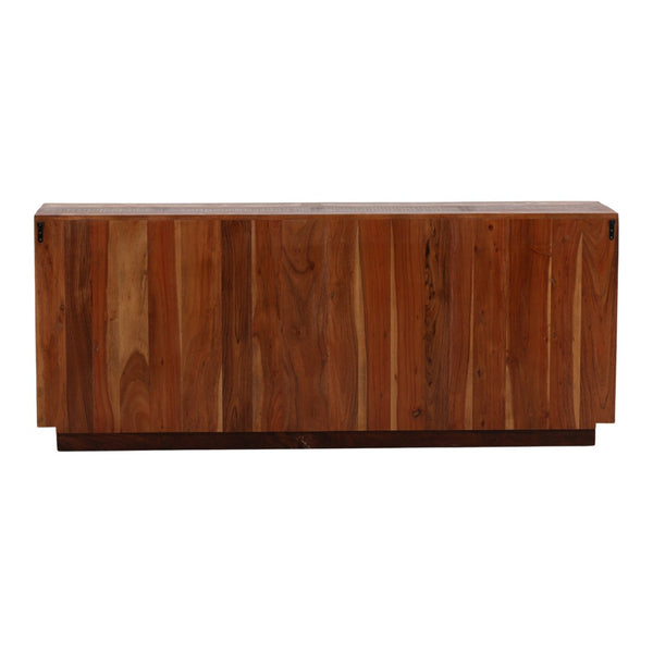 Karina Living Neem Rustic Sideboard in Reclaimed Mango Wood - Unique Distressed Brown Finish for Storage & Style DOV46002-BRWN