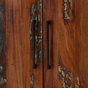 Karina Living Neem Rustic Sideboard in Reclaimed Mango Wood - Unique Distressed Brown Finish for Storage & Style DOV46002-BRWN