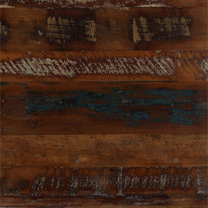 Karina Living Sylvan Coffee Table – Rustic Reclaimed Mango Wood, Distressed Brown Finish for Farmhouse Charm DOV46004-BRWN