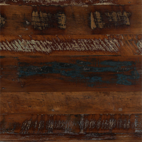 Karina Living Sylvan Coffee Table – Rustic Reclaimed Mango Wood, Distressed Brown Finish for Farmhouse Charm DOV46004-BRWN
