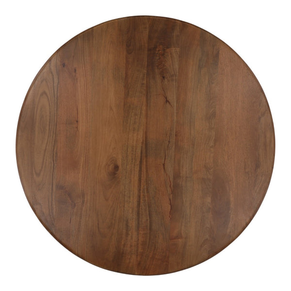 Karina Living Winsor Coffee Table – Solid Mango Wood with Warm Brown Finish for Stylish Living Room Centerpiece DOV46006-BRWN